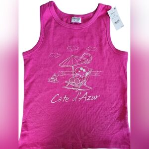 Peanuts Tank Top with Beach Design